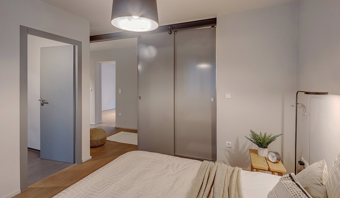 Rez-de-chaussée surélevé avec 2 pièces | München-Lehel | 2012ML1 | ...mit Schiebetür...