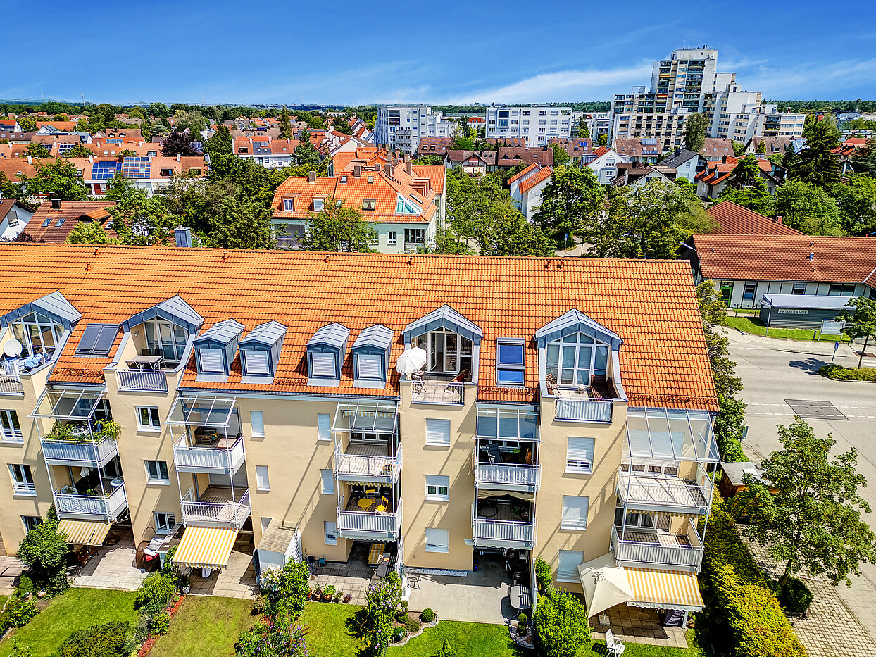 Appartement avec 2 pièces | Unterschleißheim | 70138 | Gartenansicht