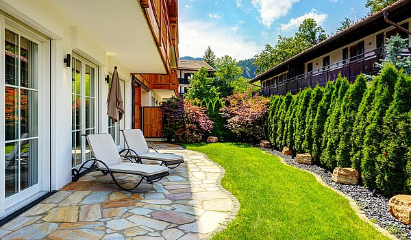 Appartement au rez-de-chaussée avec 3 pièces | Bad Wiessee | 70053 | Garten