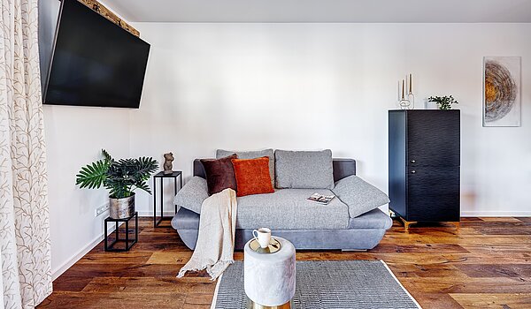 Appartement au rez-de-chaussée avec 2 pièces | Bad Wiessee | 700942 | ...mit gemütlichem Wohnbereich