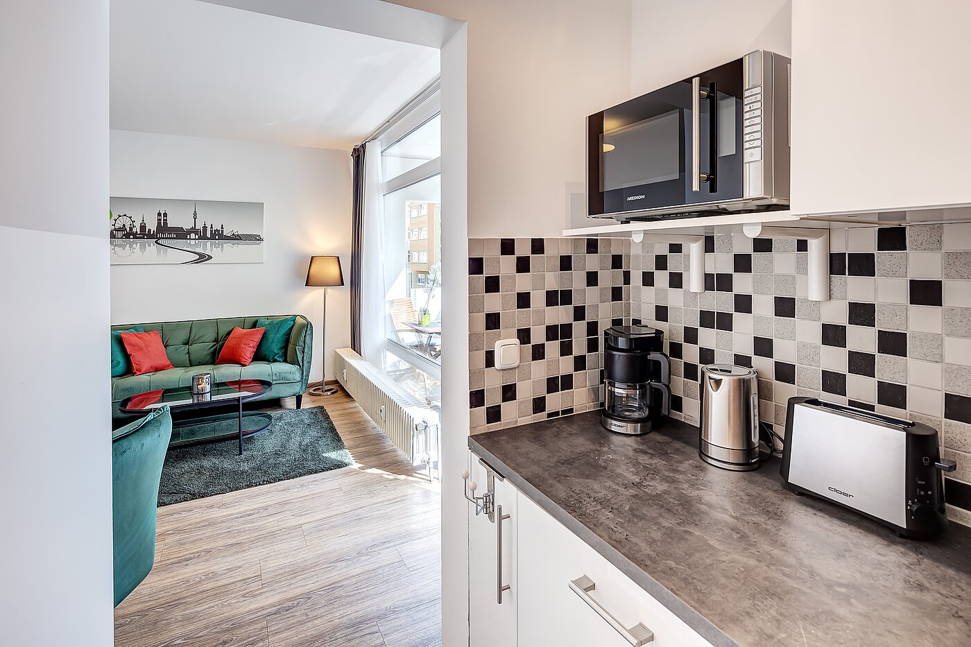 Appartement avec 1 pièce | München-Ludwigsvorstadt | 70176 | ...mit allen Elektrogeräten