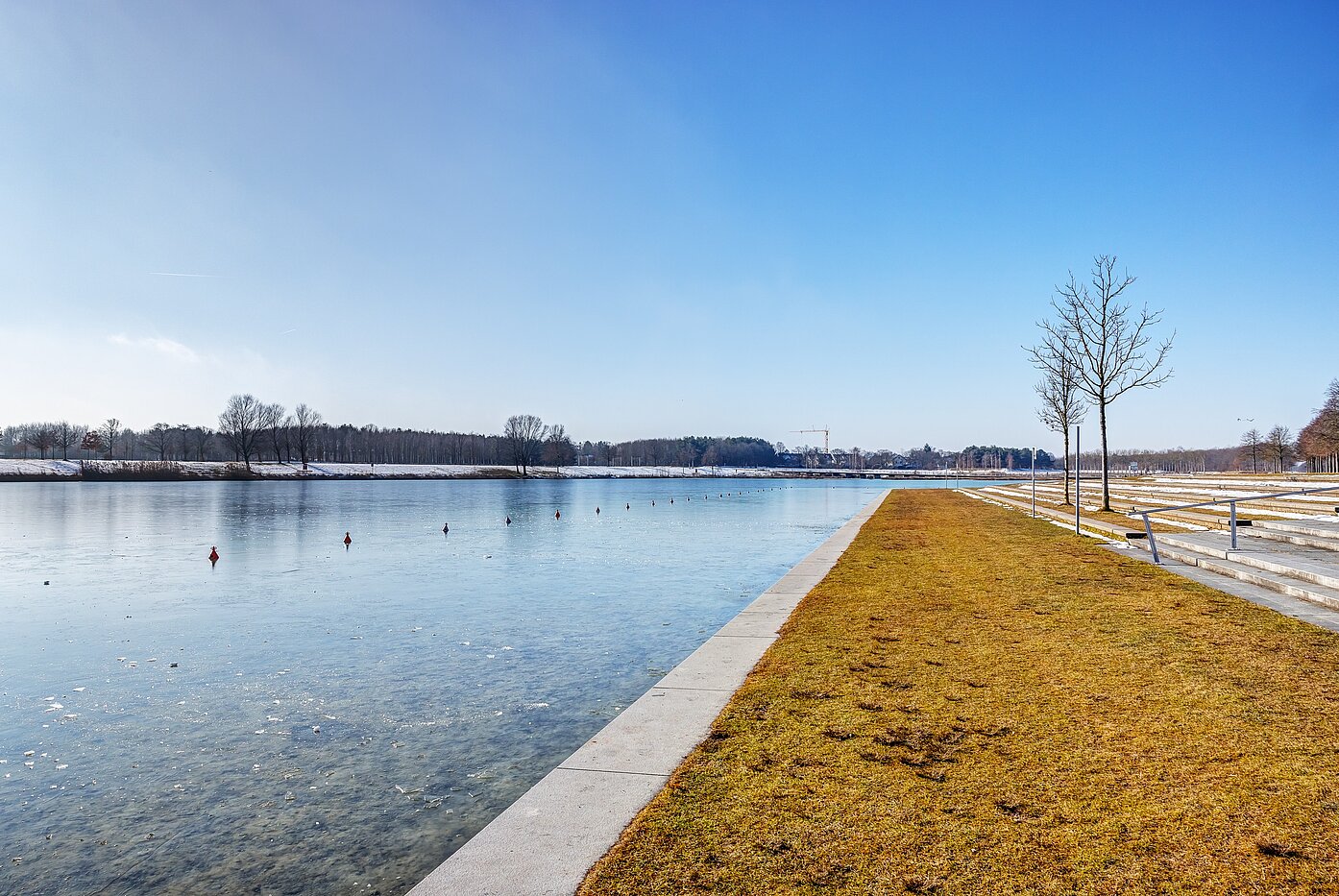 Appartement au rez-de-chaussée avec 2 pièces | München-Riem | 2201ML1 | ...Riemer See im Winter...