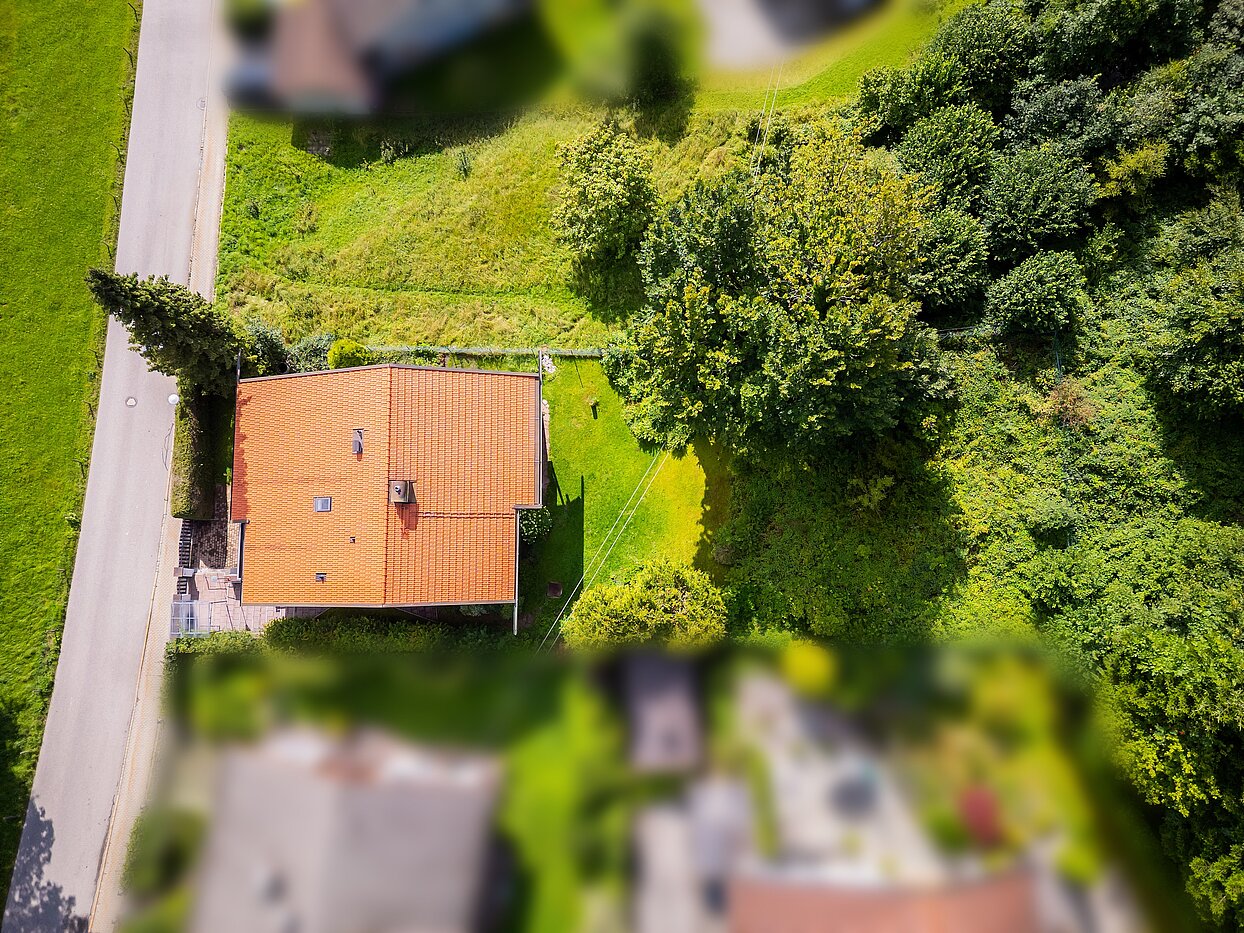 Mehrfamilienhaus avec 10 pièces | Bad Wiessee | 70212 | Grundstück von oben