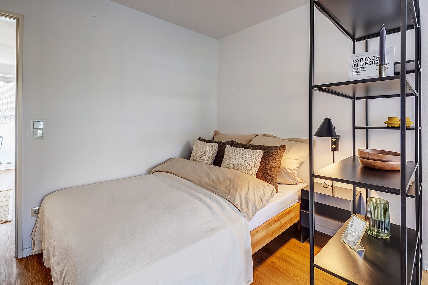 Appartement avec 1 pièce | München-Maxvorstadt | 700022 | Schlafbereich mit Doppelbett