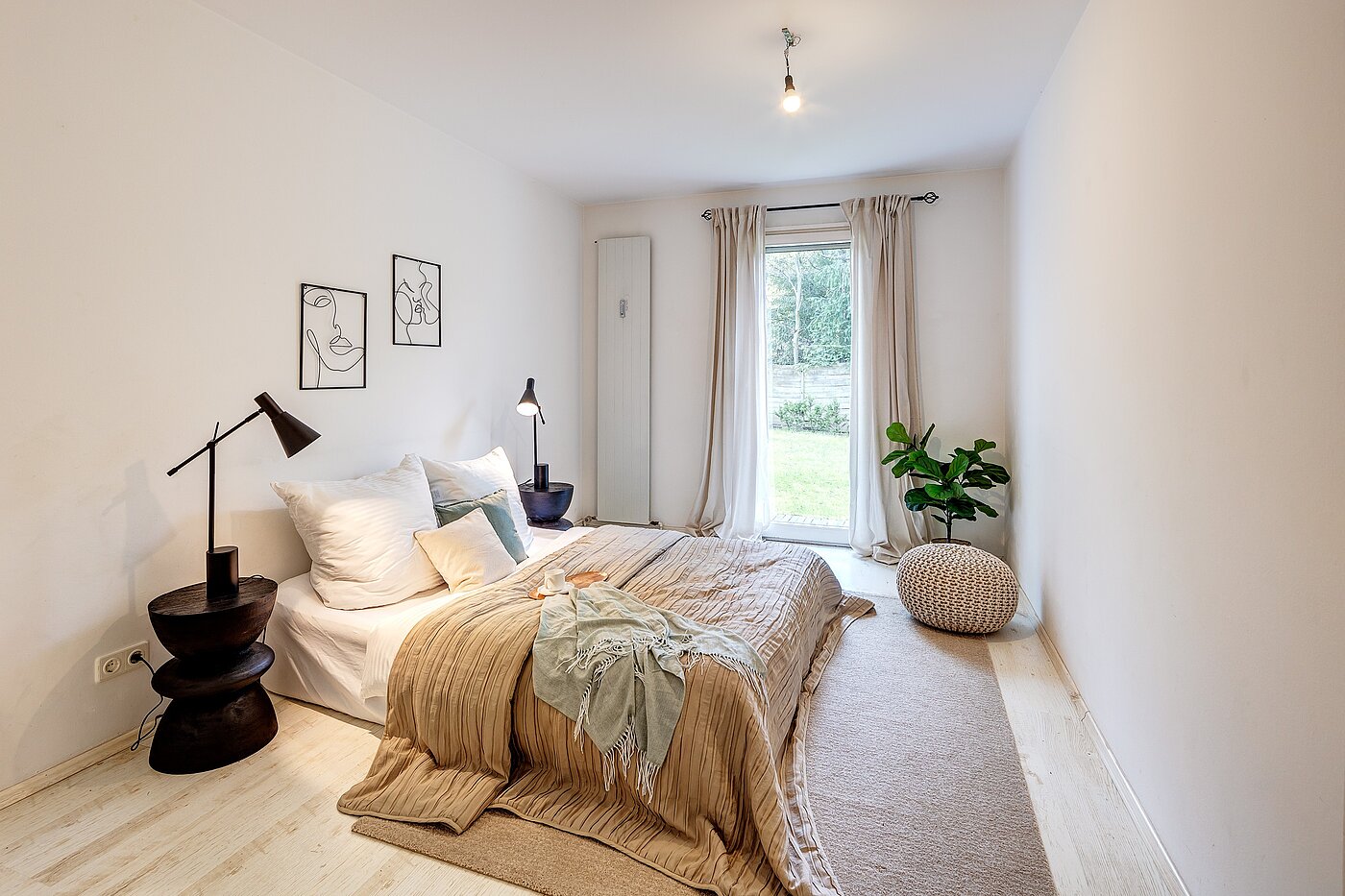 Appartement au rez-de-chaussée avec 2.5 pièces | München-Harlaching | 70018 | ...Ausblick zum Garten