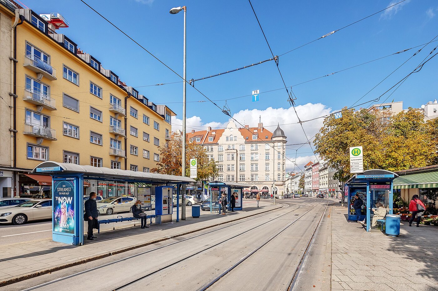 Appartement avec 2 pièces | München-Schwabing | 2205ML71 | Der Kurfürstenplatz in der Nähe, beste öffentl. Anbindung