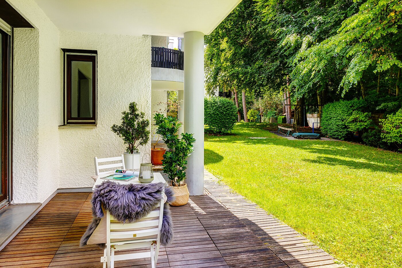 Appartement au rez-de-chaussée avec 2.5 pièces | München-Harlaching | 70018 | ...mit herrlicher West-Terrasse