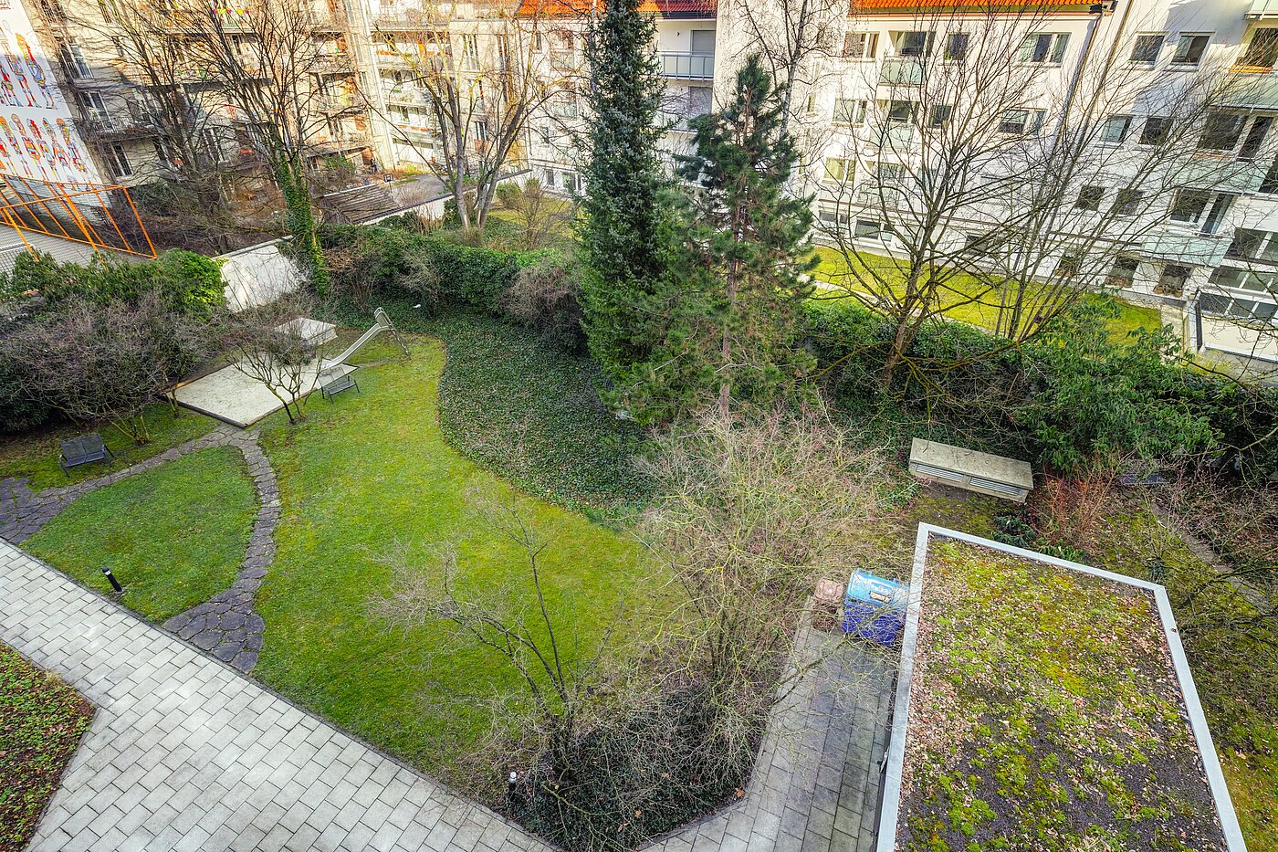 Appartement avec 2 pièces | München-Schwabing | 70102 | Ausblick in den ....