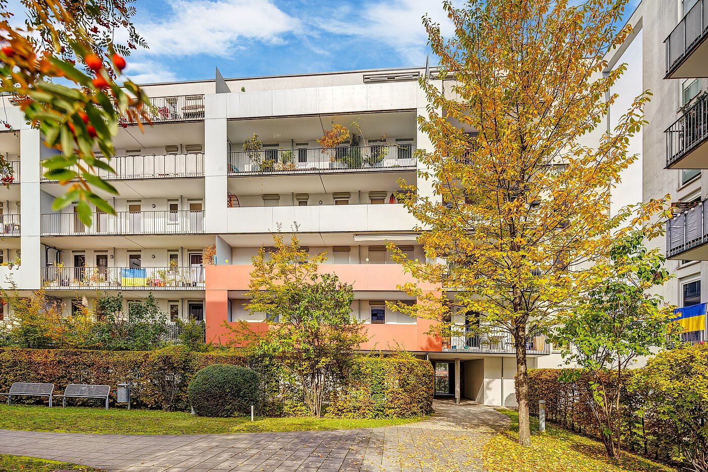 Appartement avec 2.5 pièces | München-Schwanthalerhöhe | 2210ML2 | Innenhof Ansicht