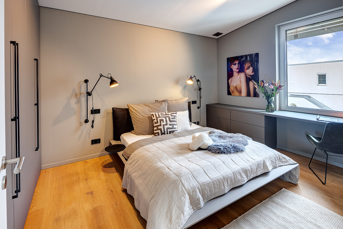 Penthouse avec 2 pièces | München-Maxvorstadt | 704271 | Schlafzimmer mit...