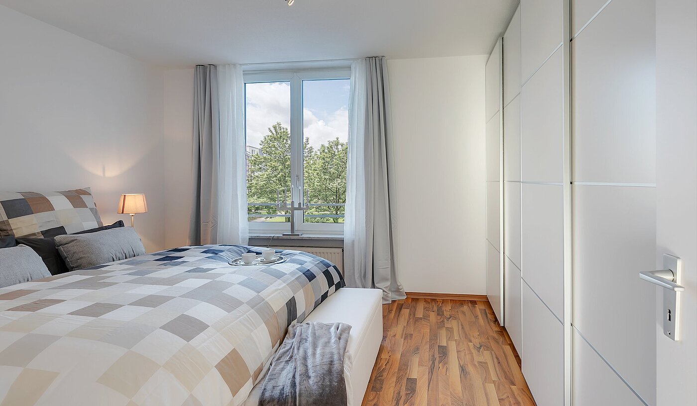 Appartement avec 2 pièces | München-Oberföhring | 2007ML8 | Schlafzimmer