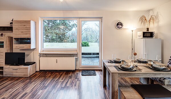 Appartement avec 1 pièce | Karlsfeld | 70460 | Wohn- und Essfbereich