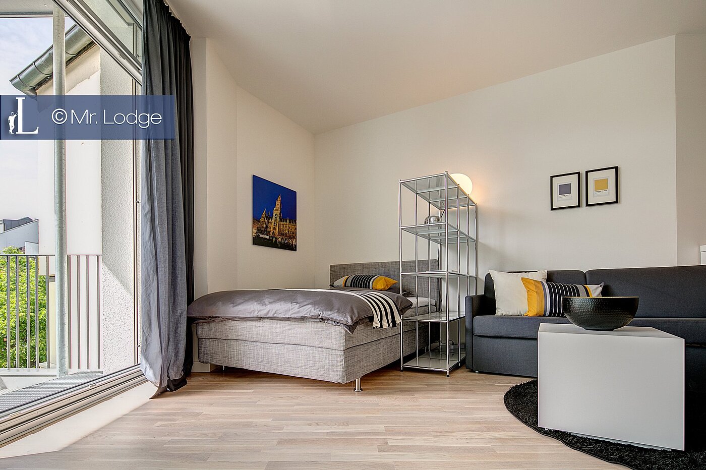 Appartement avec 1 pièce | München-Bogenhausen | 1802ML4 | Schlafbereich....