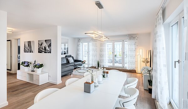 Penthouse avec 3 pièces | München-Riem | 70468 | Stilvoll gestalteter...