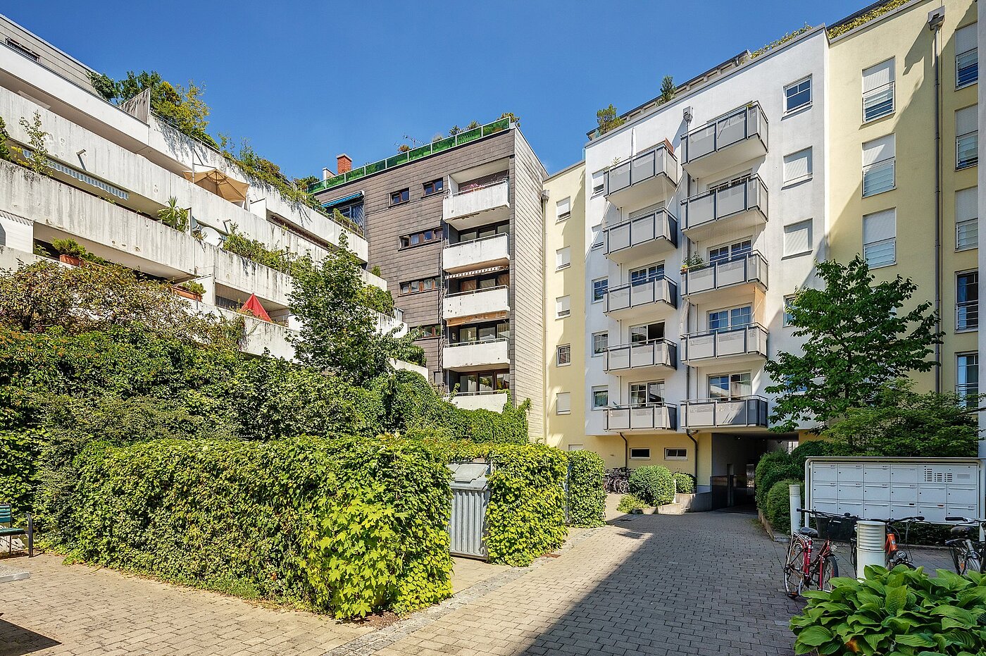 Appartement avec 1 pièce | München-Schwabing | 2007ML2 | Hofseite
