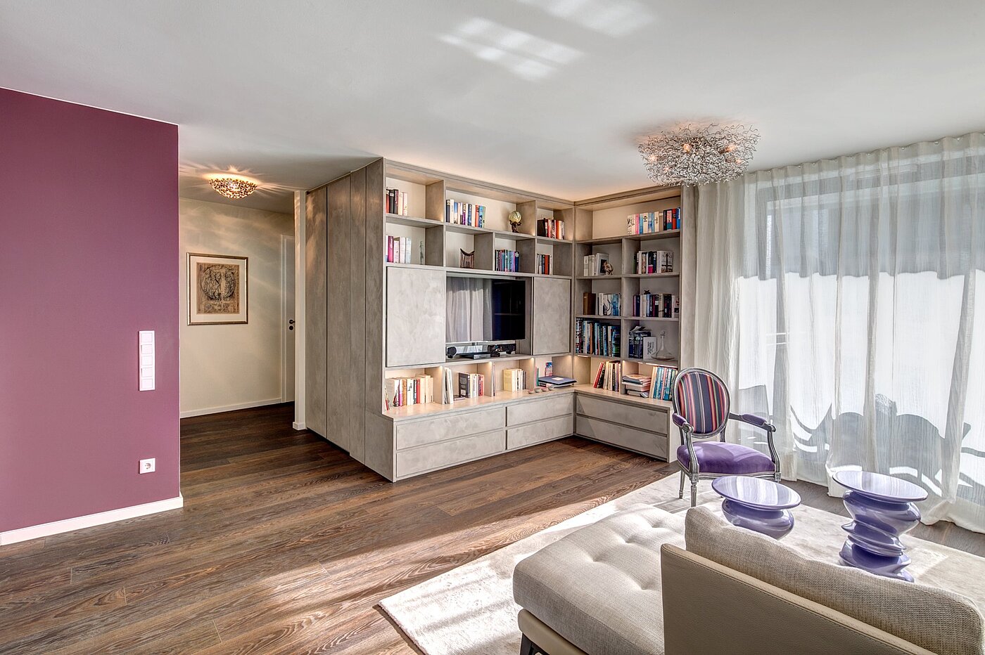 Appartement avec 3 pièces | München-Schwabing | 1511ML1 | Wohnzimmer