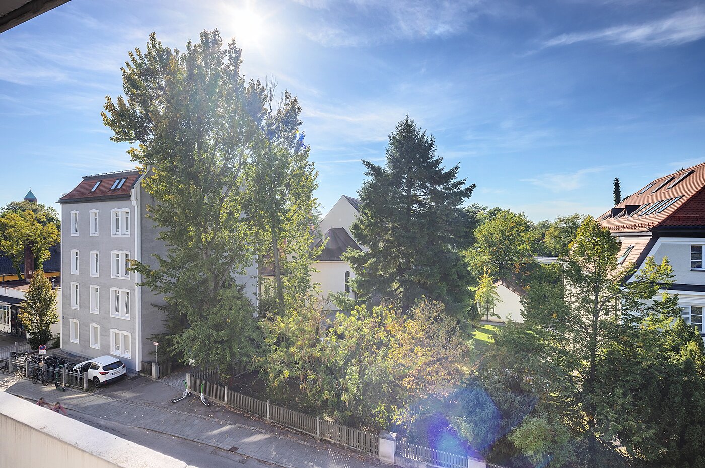 Apartment avec 1 pièce | München-Laim | 70503 | Blick vom Balkon
