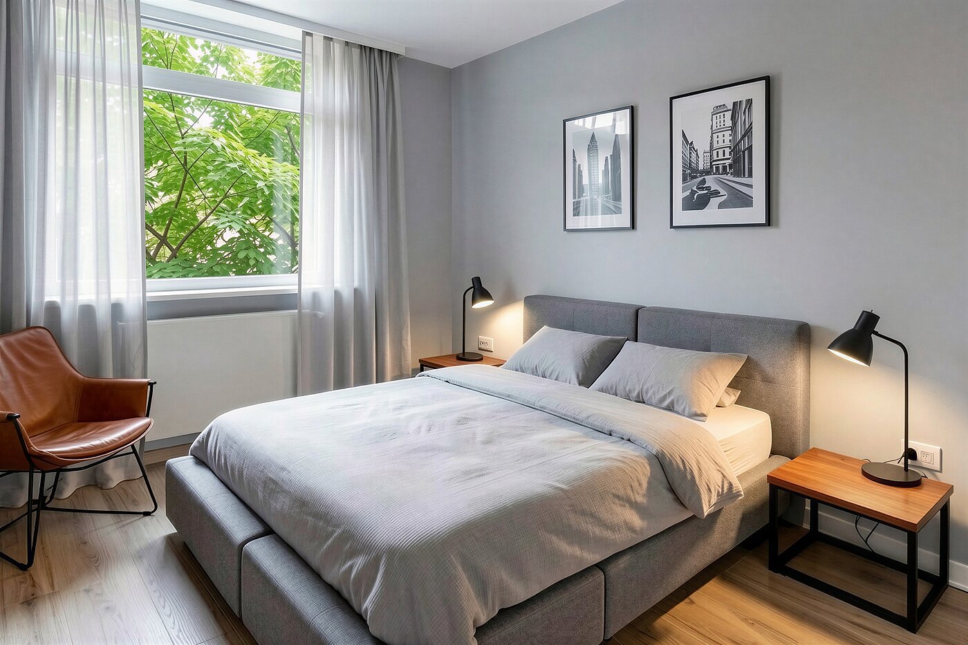 Appartement avec 4 pièces | München-Aubing | 70276 | KI-generiertes Möblierungsbeispiel