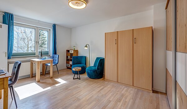 Appartement avec 1 pièce | München-Schwabing | 70454 | Wohnen, Arbeiten und...