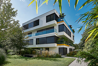 Thalkirchen : vie moderne au bord de l'Isar – appartement design avec jardin dans un quartier exclusif