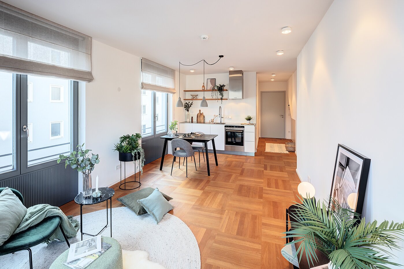 Appartement avec 2 pièces | München-Schwabing | 70195 | ...hellen Wohnbereich