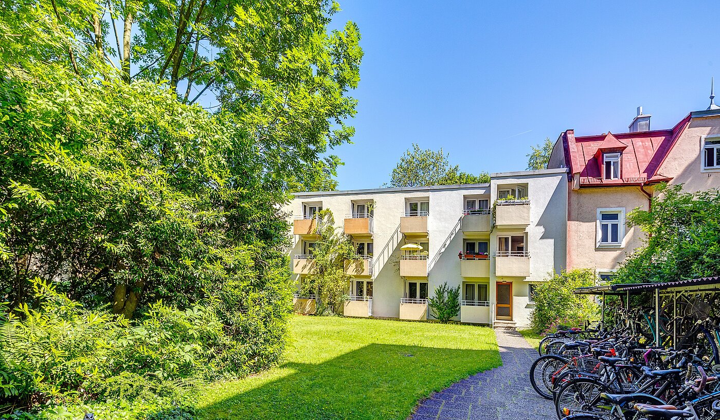 Appartement avec 1 pièce | München-Schwabing | 2210ML3 | ...im grünen Innenhof