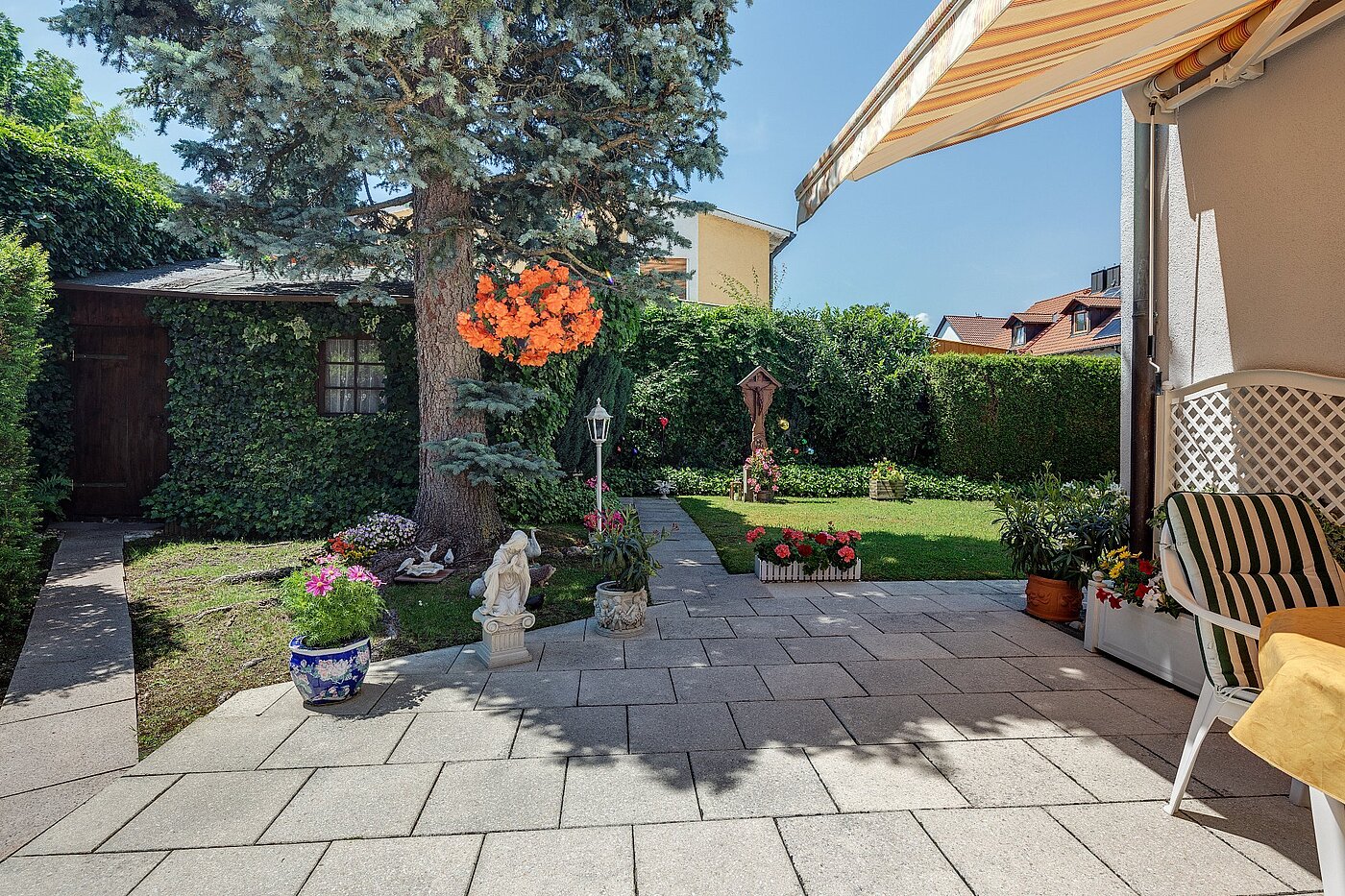 Appartement au rez-de-chaussée avec 3 pièces | München-Untermenzing | 1806ML6 | Sonniger Privatgarten