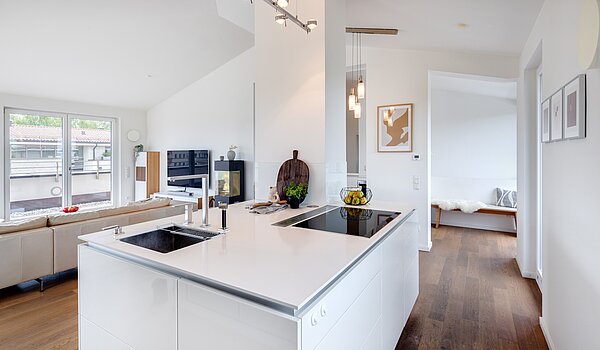 Penthouse avec 3.5 pièces | München-Oberföhring | 70237 | ... mit Kochinsel und ...