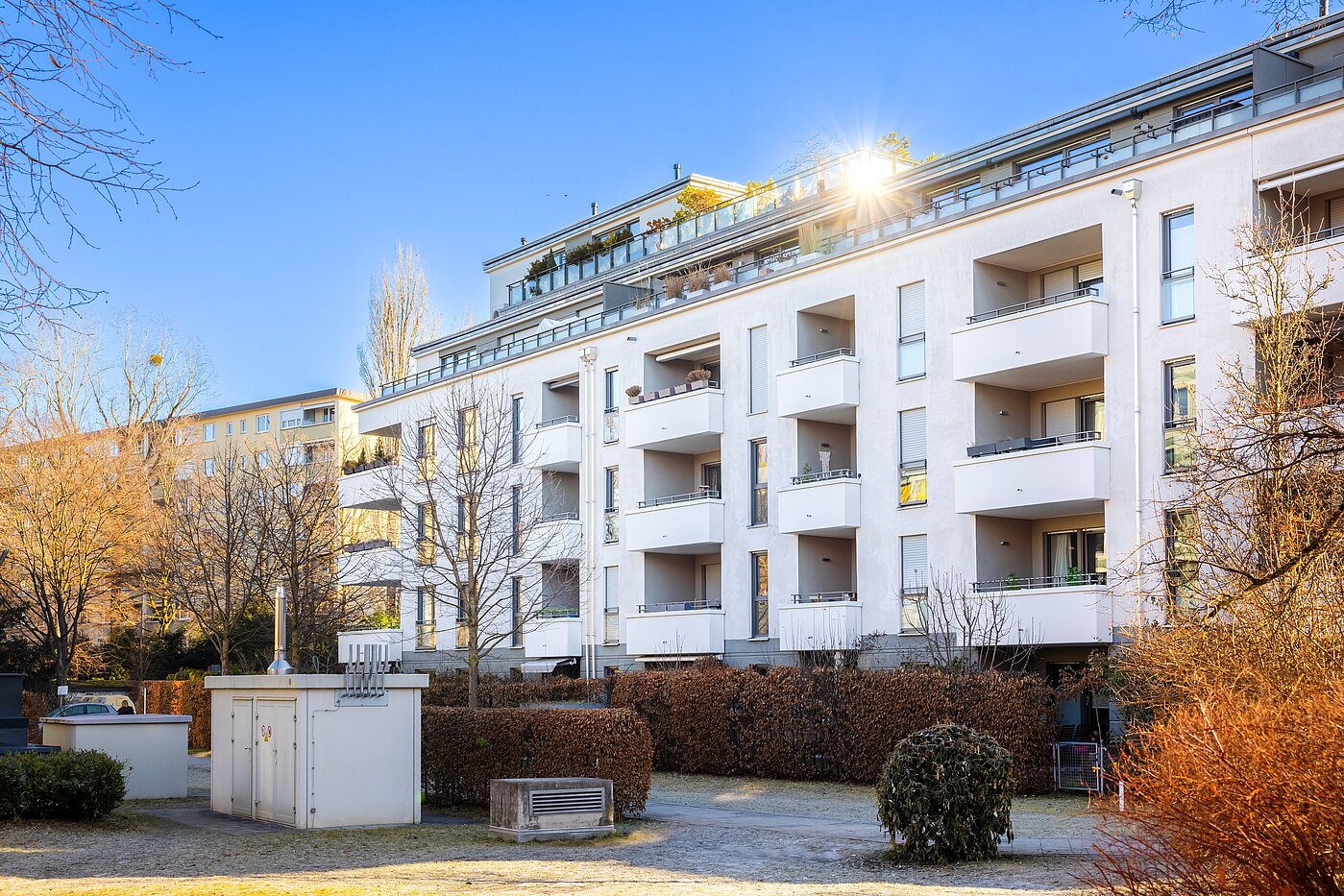 Appartement avec 4 pièces | München-Bogenhausen | 70380 | Blick vom Innenhof aus