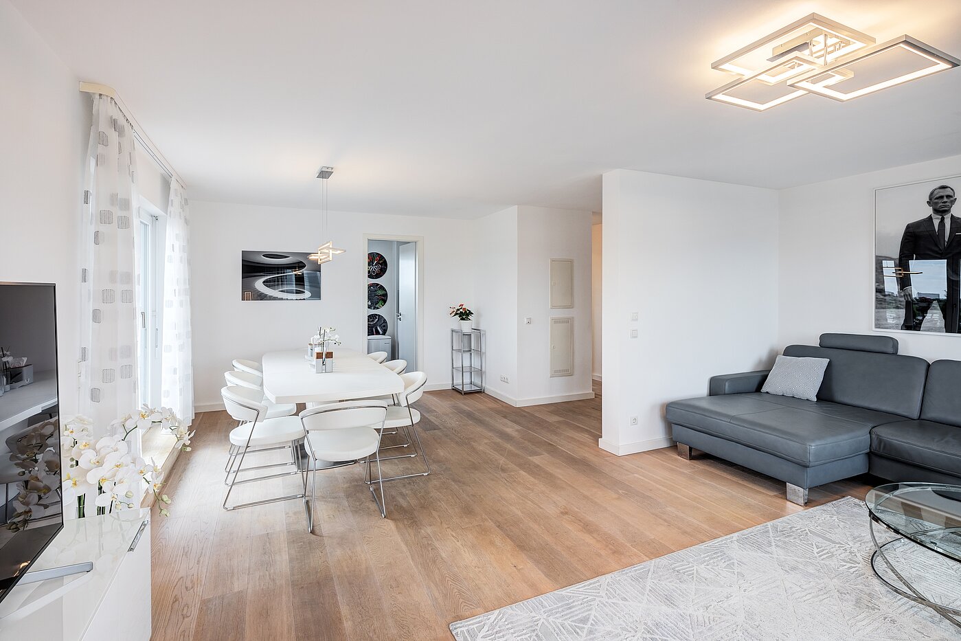 Penthouse avec 3 pièces | München-Riem | 70468 | Wohnzimmer