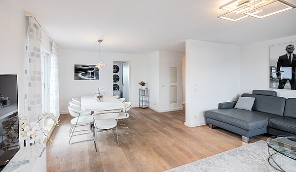 Penthouse avec 3 pièces | München-Riem | 70468 | Wohnzimmer