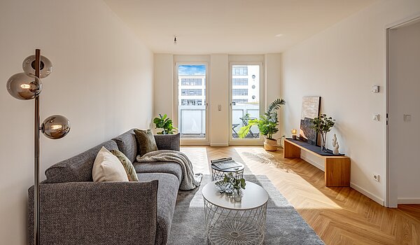Appartement avec 2.5 pièces | München-Schwanthalerhöhe | 2210ML2 | Lichtdurchflutetes Wohnzimmer