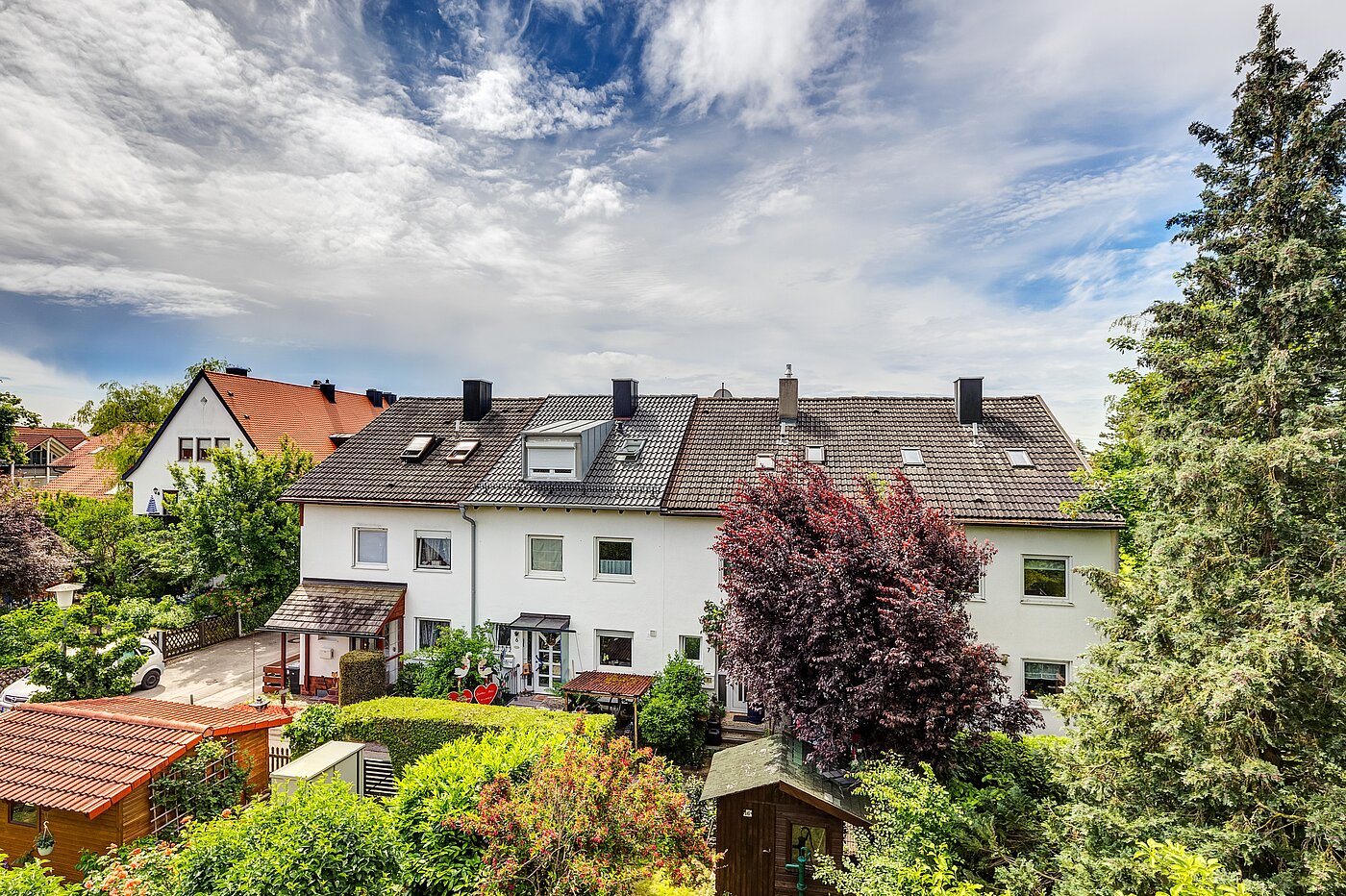 Maison mitoyenne avec 4 pièces | Maisach | 70125 | Ausblick vom Balkon