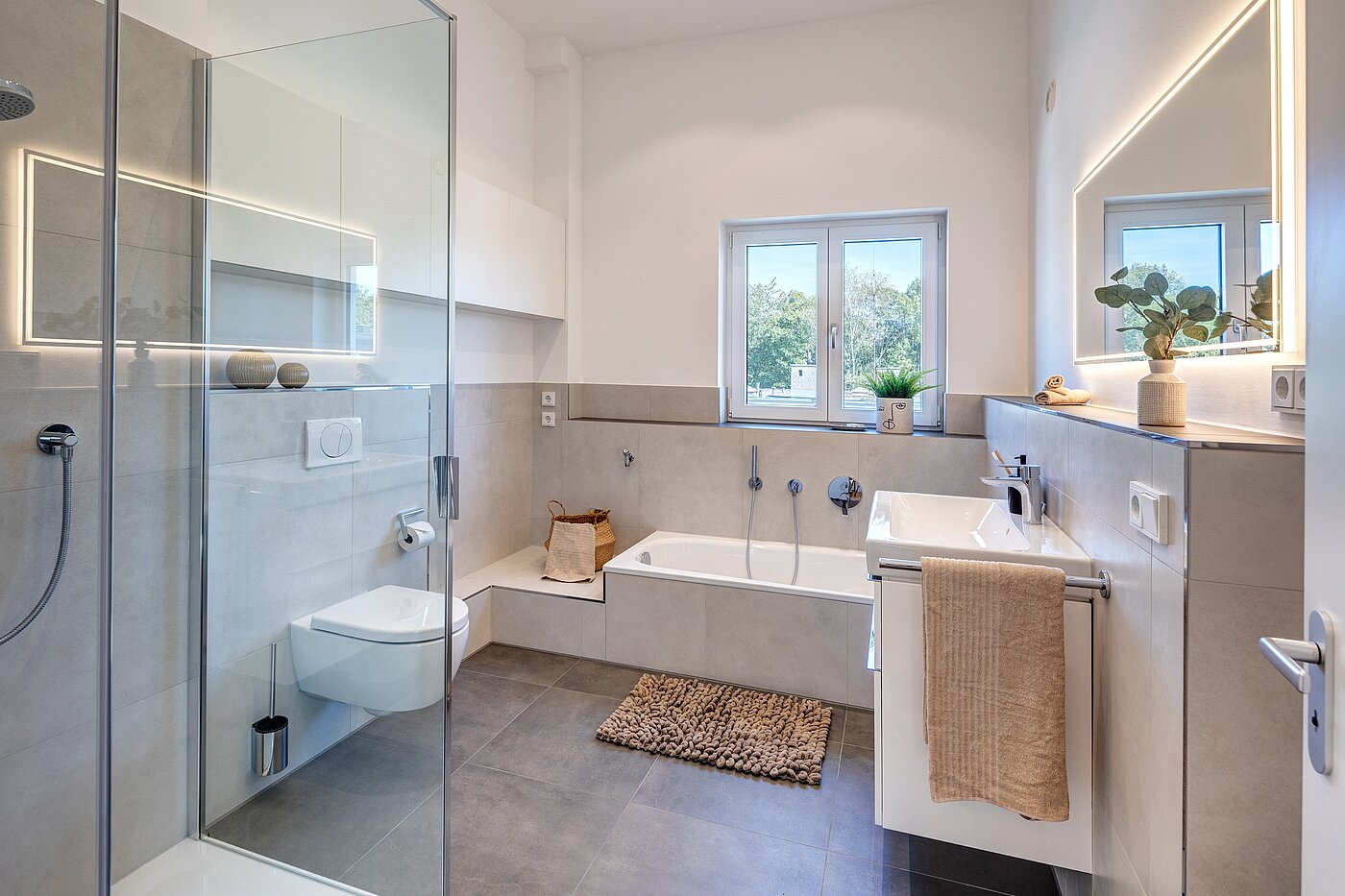 Appartement en duplex avec 4 pièces | München-Obermenzing | 701553 | Helles Bad mit Badewanne...