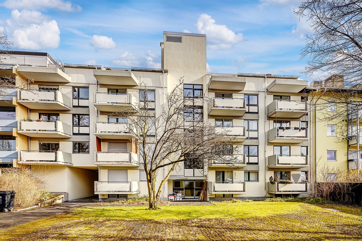 Appartement avec 1 pièce | München-Milbertshofen | 2112ML4 | Gartenansicht