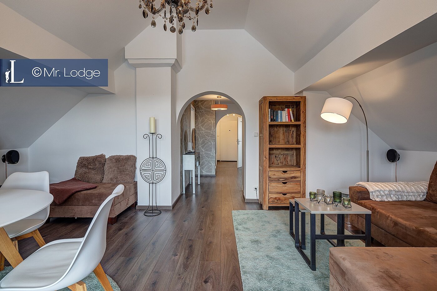 Appartement au dernier étage avec 3 pièces | München-Hasenbergl | 1803D9 | Offener Wohnbereich