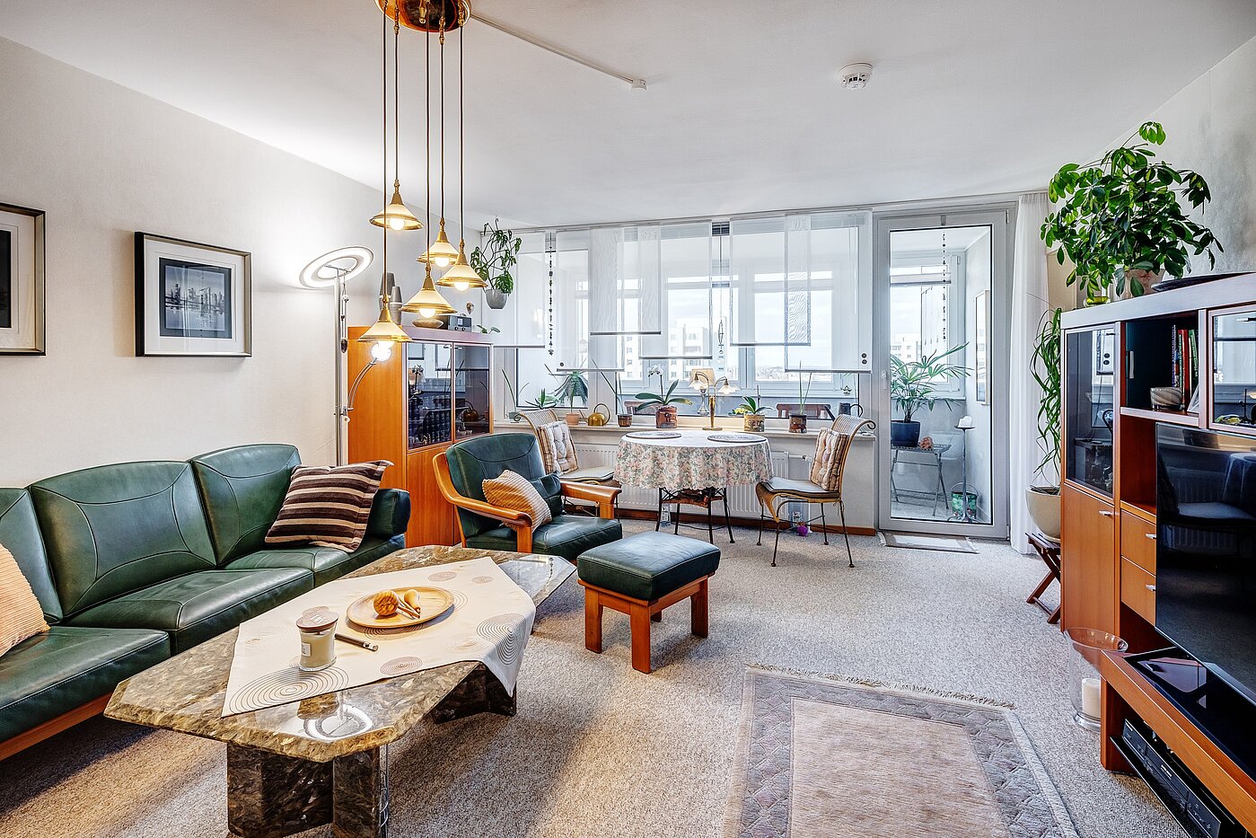 Appartement avec 3 pièces | München-Feldmoching | 2201ML2 | Blick in das große Wohnzimmer...