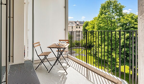 Apartment avec 1.5 pièces | München-Bogenhausen | 702971 | Balkon zum...