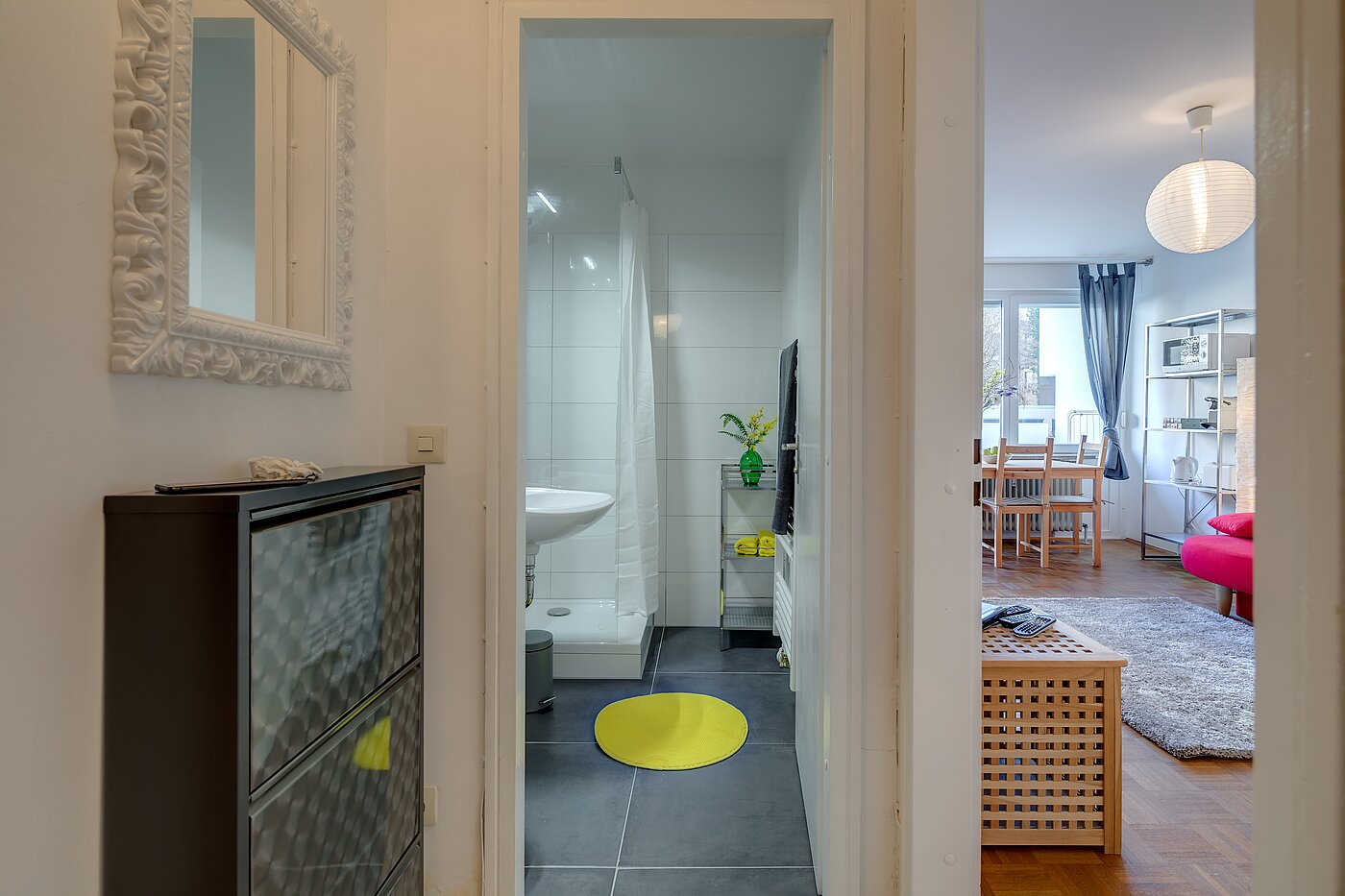 Appartement avec 1 pièce | München-Neuhausen | 2301ML8 | Eingangsbereich mit Blickrichtung Bad