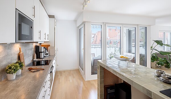 Appartement avec 3 pièces | München-Ludwigsvorstadt | 70488 | ...und Theke, sowie...