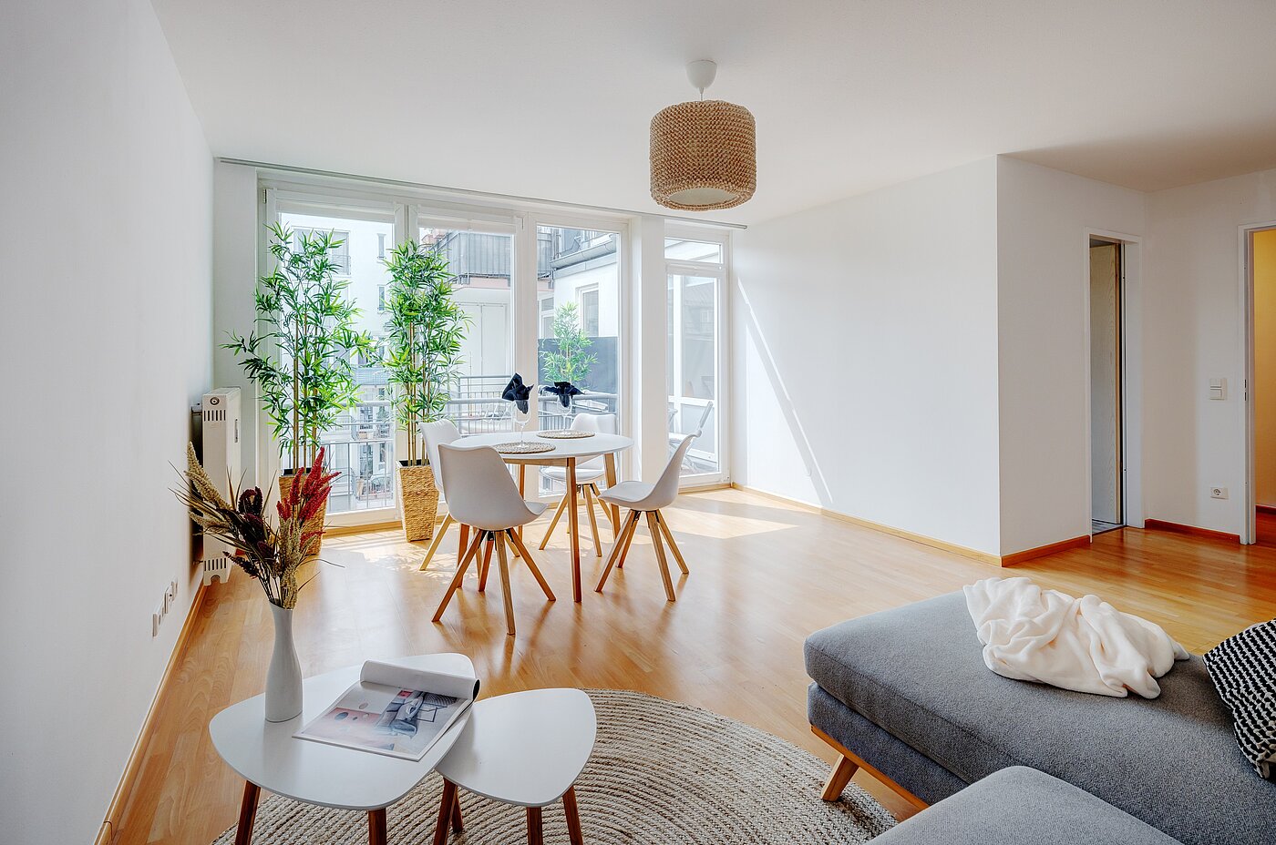 Appartement avec 2 pièces | München-Obersendling | 70039 | Bodentiefe Fenster bieten viel Licht