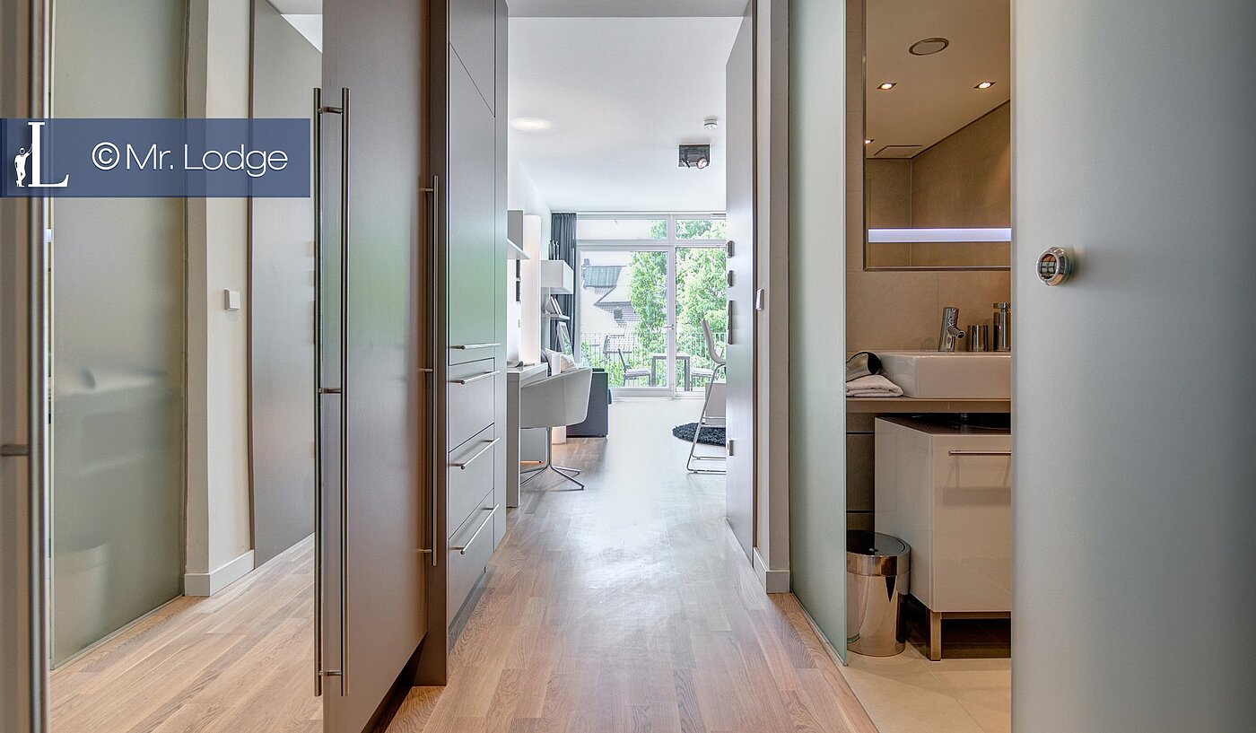 Appartement avec 1 pièce | München-Bogenhausen | 1802ML4 | und großer Spiegelwand