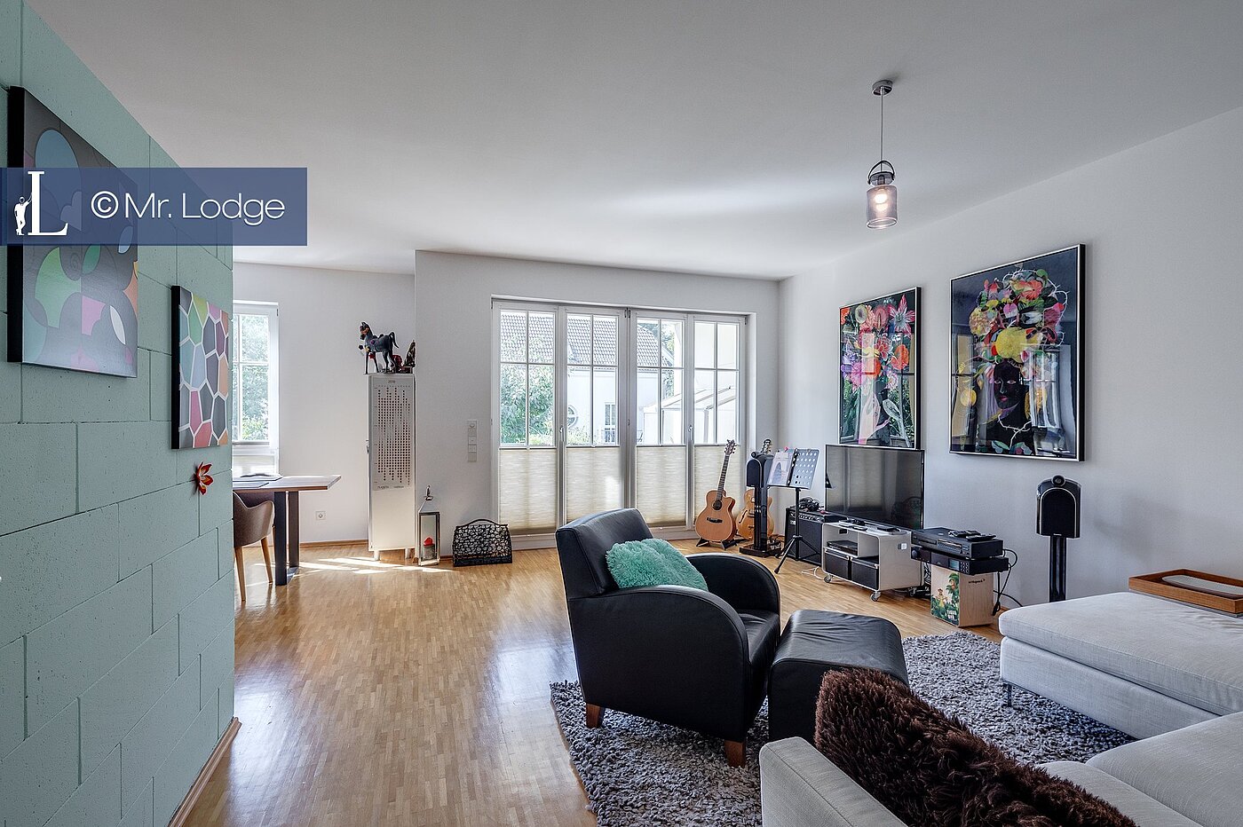 Appartement avec 3 pièces | München-Solln | 1809D8 | Helles Wohnzimmer