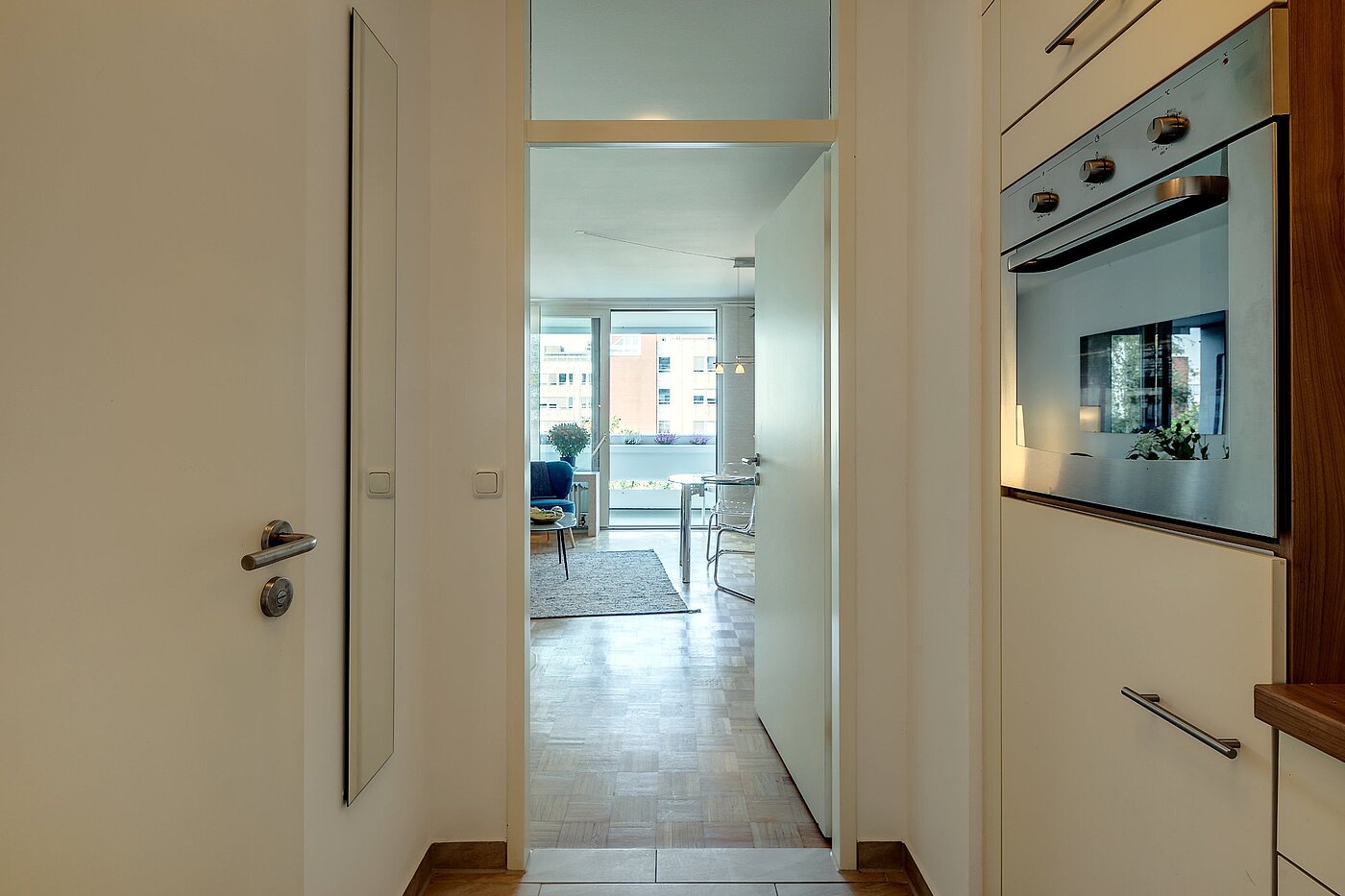Appartement avec 1 pièce | München-Bogenhausen | 1809ML7 | Blick aus der Küche
