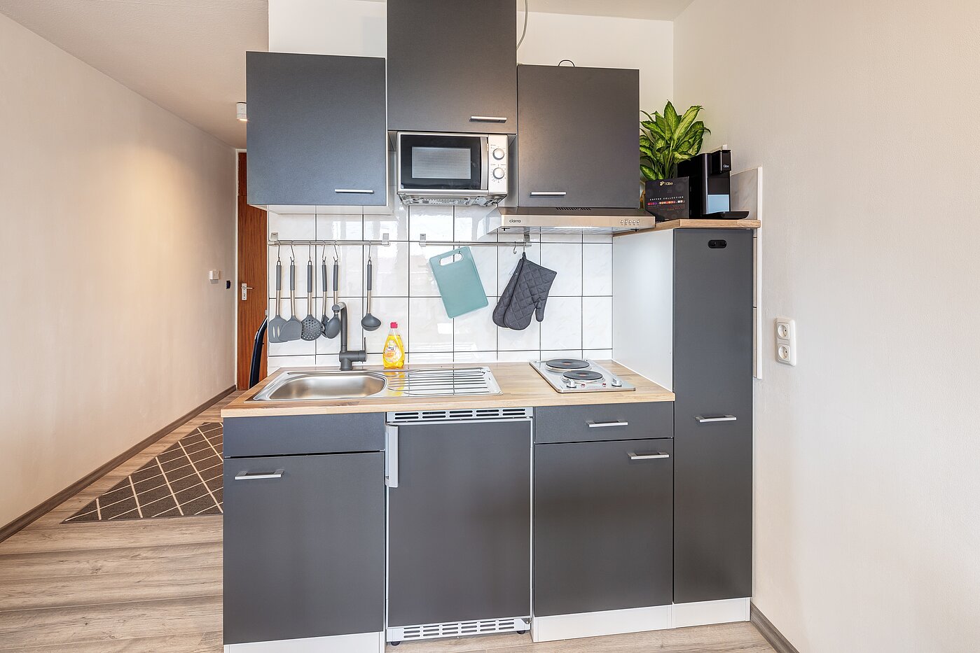 Appartement avec 1 pièce | München-Haidhausen | 70482 | Graue Küche