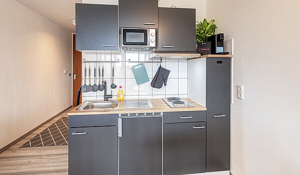 Appartement avec 1 pièce | München-Haidhausen | 70482 | Graue Küche