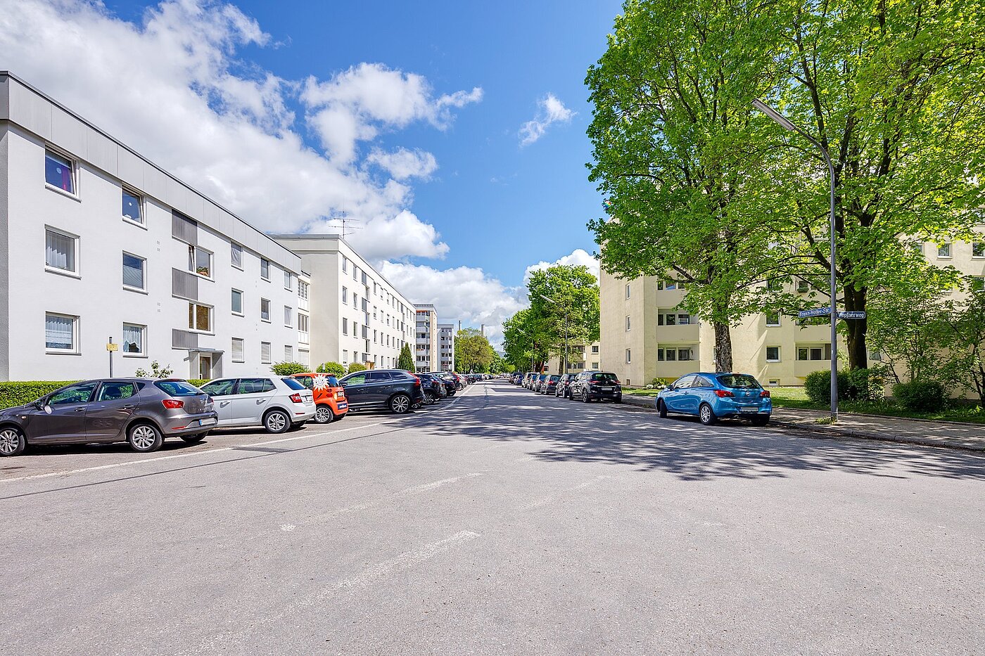 Appartement avec 1 pièce | München-Oberföhring | 2104ML2 | Blick i.d. Franz-Wolter-Straße