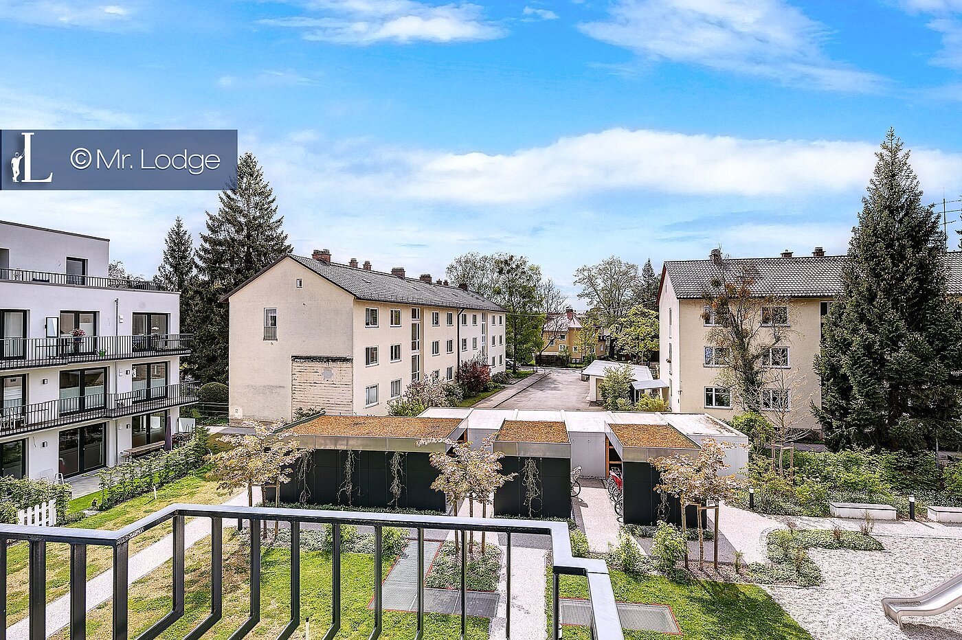 Appartement avec 2 pièces | München-Sendling-Westpark | 1801ML3 | Blick vom Balkon
