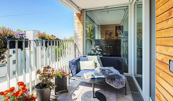 Penthouse avec 2 pièces | München-Maxvorstadt | 704271 | Süd-Terrasse
