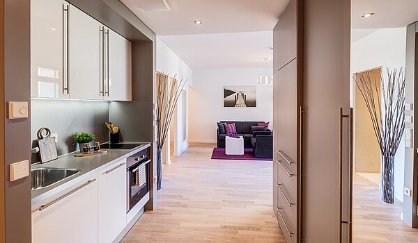 Apartment avec 1.5 pièces | München-Bogenhausen | 70378 | Offene Küche mit...